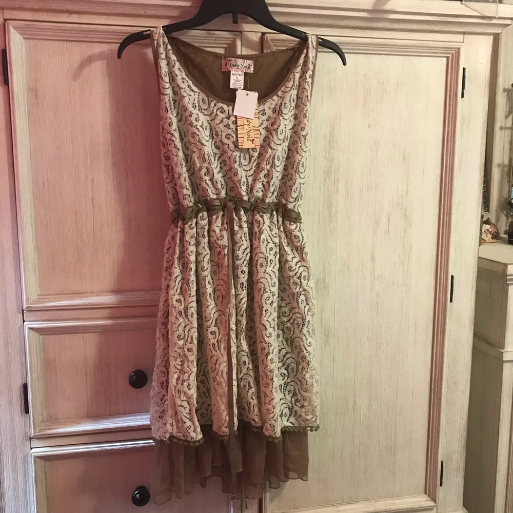 $89 NEW Lace Dress Size Small Rustic Chic